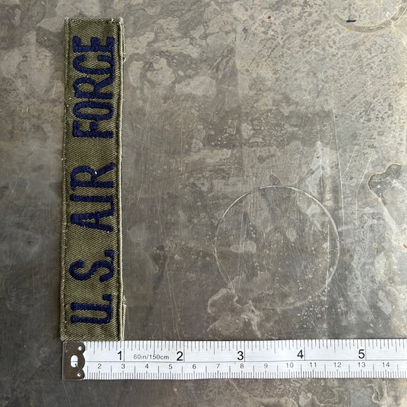 U.S. AIR FORCE embroidered tape patch - vintage - Picture 9 of 10